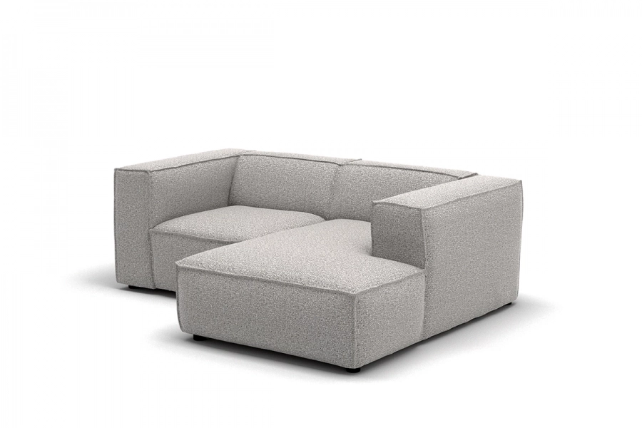 Model MODULARIS WB (wysoki bok) - Modularis WB sofa 1,5 osobowa + longchair prawy